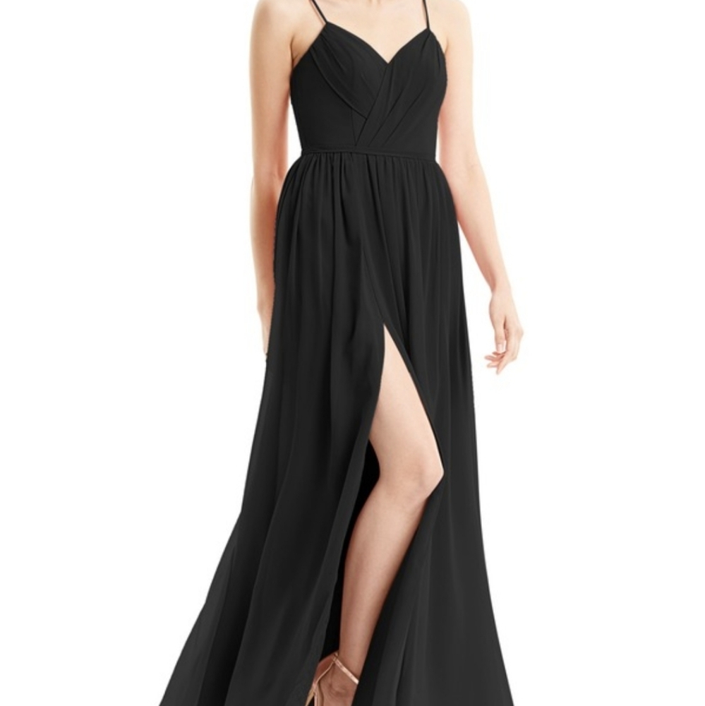 Azazie Black Cora dress